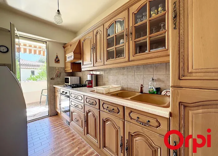 Calme, Parking Inclus, Apercu Mer, Proche Plages - - Fr-1-647-34 아파트 멍똥