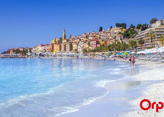 Calme, Parking Inclus, Aperçu Mer, Proche Plages - - Fr-1-647-34 Menton